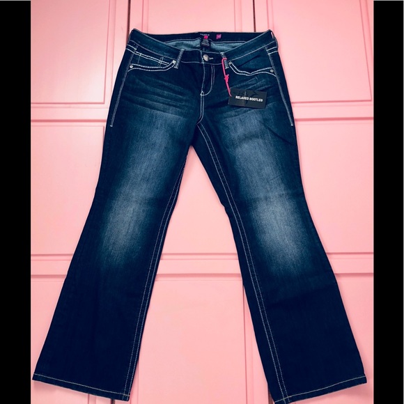 torrid Denim - Torrid Denim Sequin White Stitch Flap Pocket Jeans